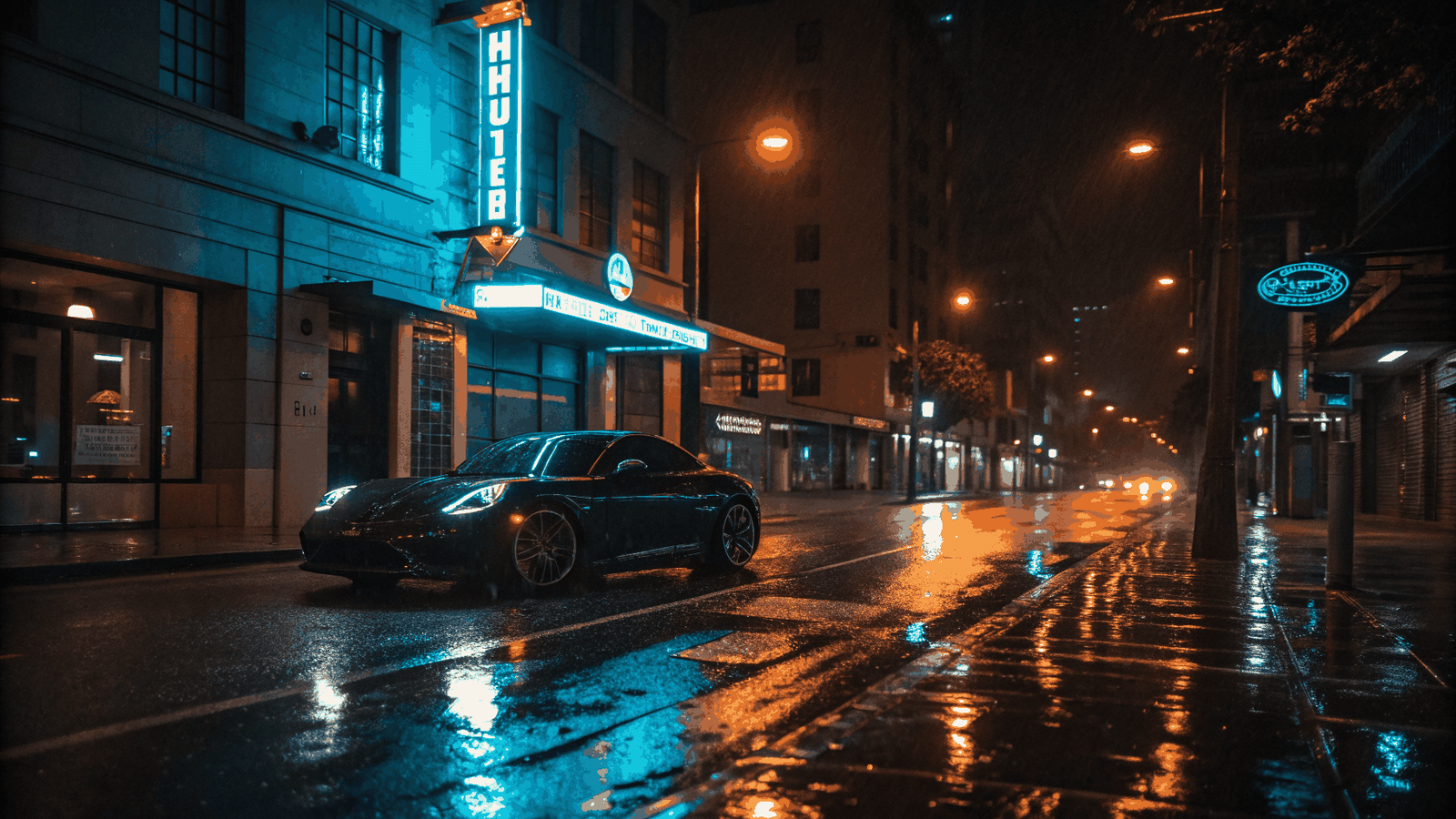 Cinematic anamorphic frame capture from film sequence